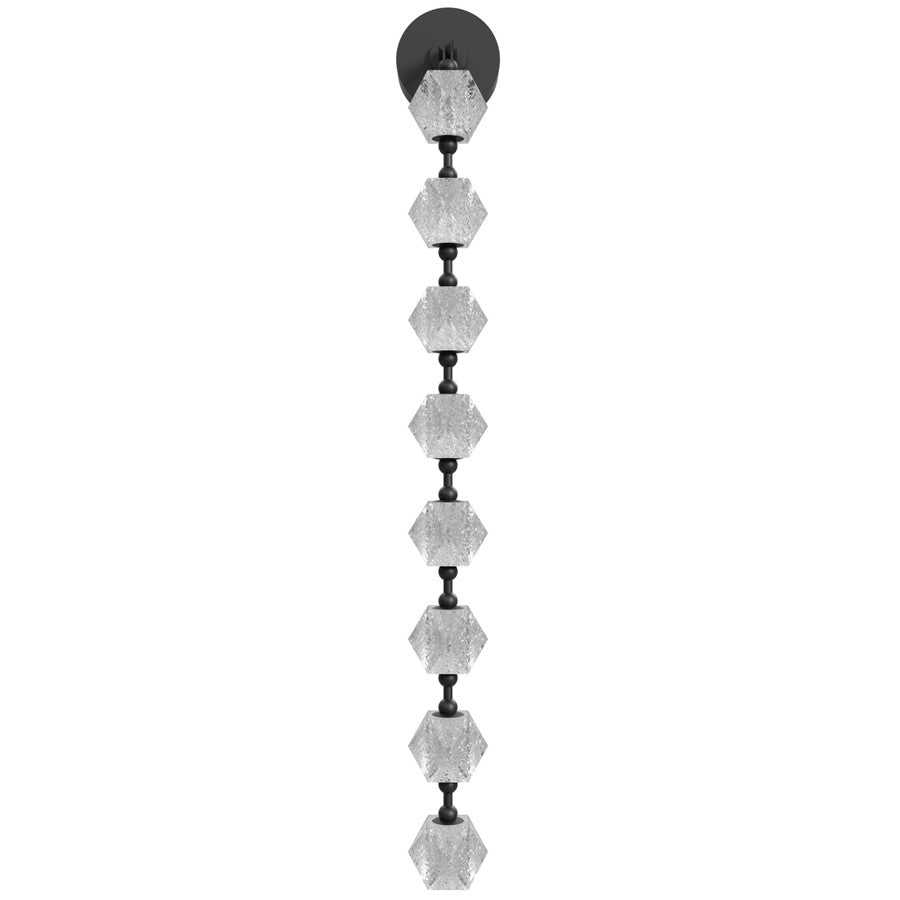 Avenue Lighting Beluga 8 Light 56" Wall Sconce, Black - HF3908-BK