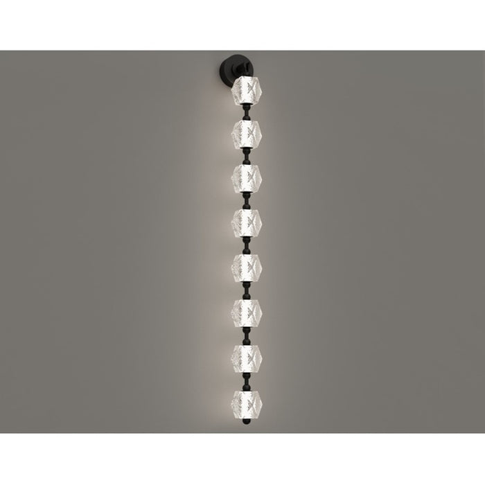 Avenue Lighting Beluga 8 Light 56" Wall Sconce, Black