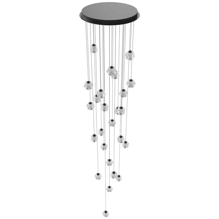 Avenue Lighting Beluga 25 Light 203" Pendant/Multi Port , Black