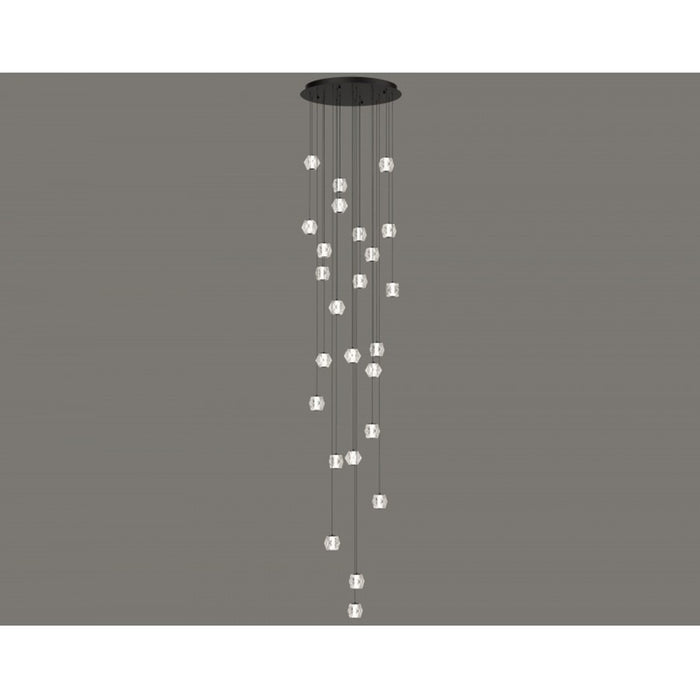 Avenue Lighting Beluga 25 Light 203" Pendant/Multi Port , Black