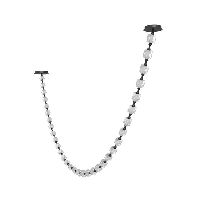 Avenue Lighting Beluga 34 Light 80" Pendant, Black