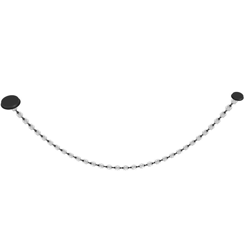 Avenue Lighting Beluga 34 Light 80" Pendant, Black