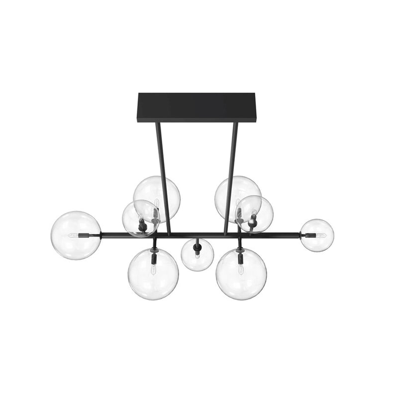 Avenue Lighting Delilah 9 Light 24" Chandelier, Black - HF4209-BK