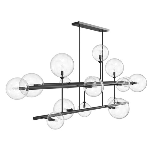 Avenue Lighting Delilah 16 Light 31" Chandelier, Black