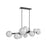 Avenue Lighting Delilah 12 Light 16" Chandelier, Black