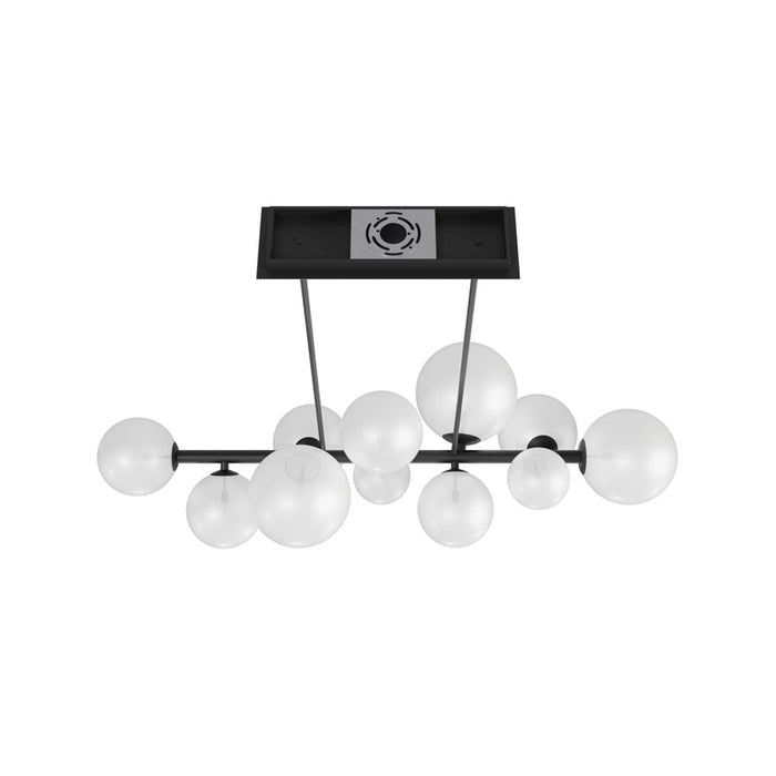 Avenue Lighting Delilah 12 Light 16" Chandelier, Black