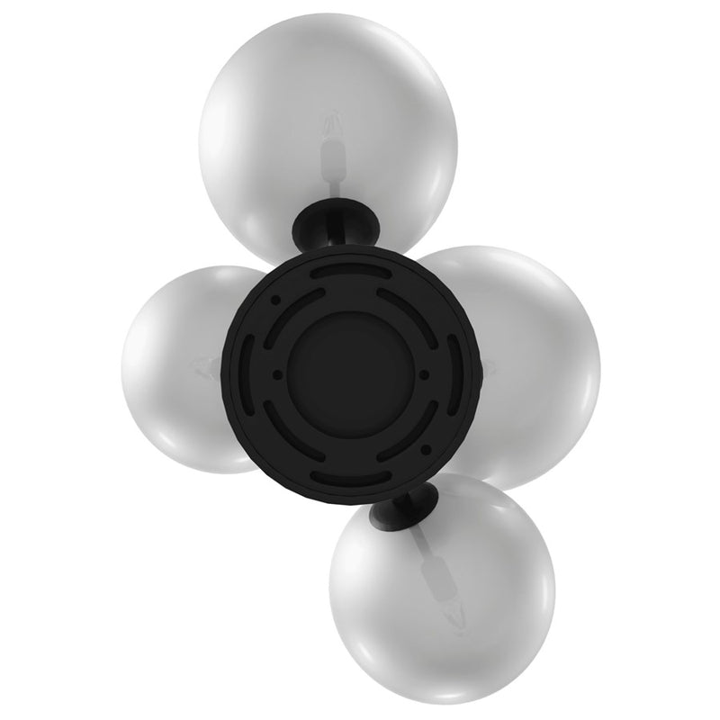 Avenue Lighting Delilah 4 Light 19" Wall Sconce, Black