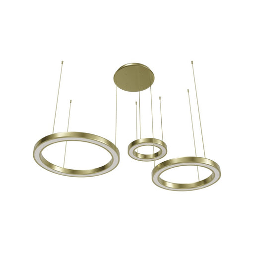 Avenue Lighting Aria LED 59" 3 Ring Pendant/Multi Port, Brass - HF4443-PB