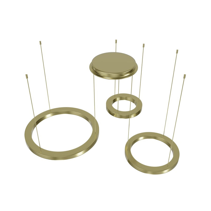 Avenue Lighting Aria LED 59" 3 Ring Pendant/Multi Port, Brass - HF4443-PB