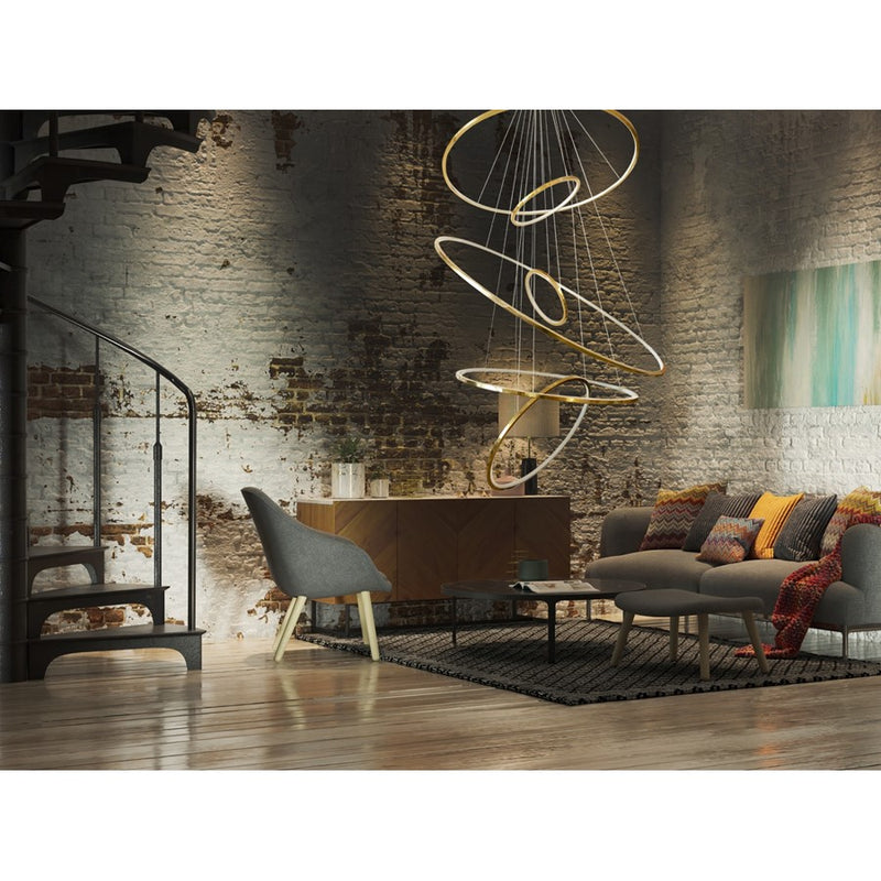 Avenue Lighting Aria LED 217" Pendant/Multi Port, Brass - HF4446-PB