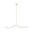 Avenue Lighting Hampton 10Lt 12" Chandelier, Brass/Clear Glass