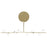 Avenue Lighting Hampton 10Lt 12" Chandelier, Brass/Clear Glass