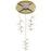 Avenue Lighting Hampton 24Lt 72" Pendant, Brass/Clear