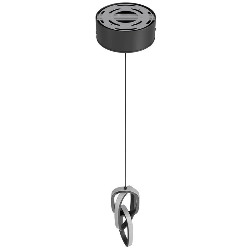 Avenue Lighting Circa LED Light 23" Looping Pendant, Black - HF5021-BK