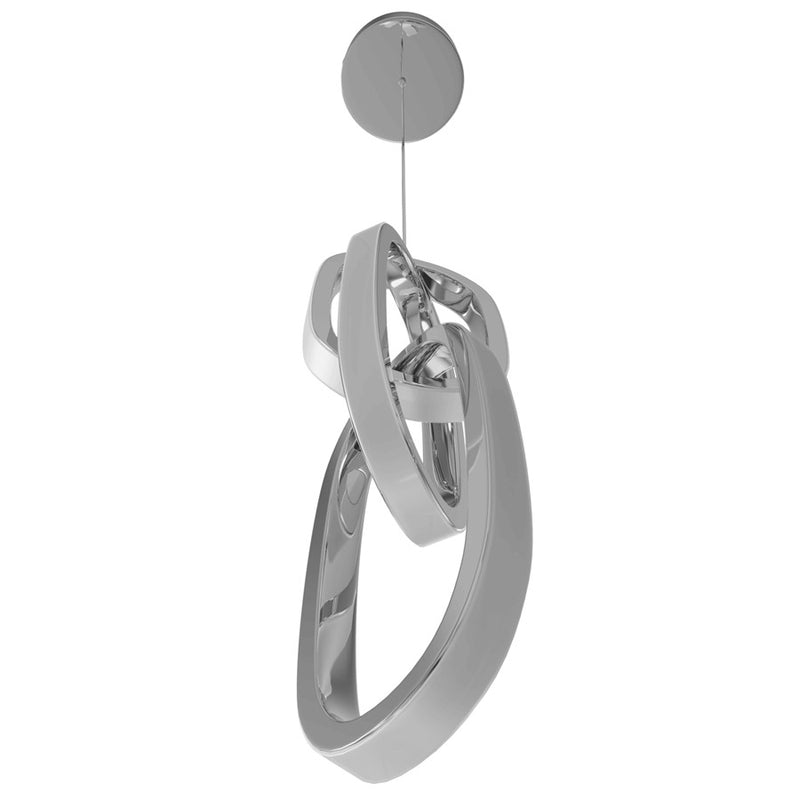 Avenue Lighting Circa LED Light 23" Looping Pendant, Chrome - HF5021-CH