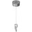 Avenue Lighting Circa LED Light 23" Looping Pendant, Chrome