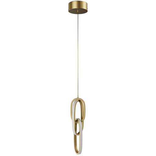 Avenue Lighting Circa LED Light 23" Looping Pendant, Gold - HF5021-GL