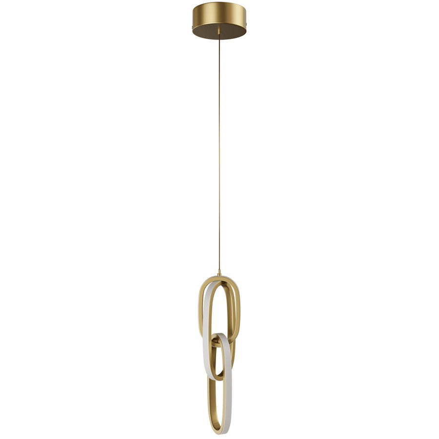 Avenue Lighting Circa LED Light 23" Looping Pendant, Gold - HF5021-GL