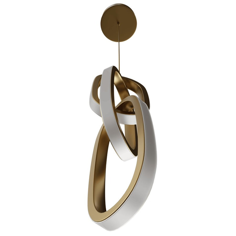 Avenue Lighting Circa LED Light 23" Looping Pendant, Gold - HF5021-GL