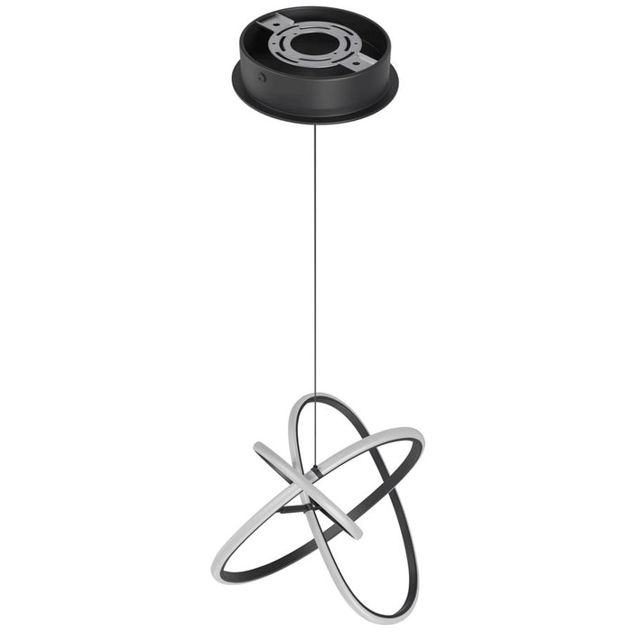 Avenue Lighting Circa LED Light 23" Orbital Looping Pendant, Black