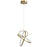 Avenue Lighting Circa LED Light 23" Orbital Looping Pendant, Gold - HF5023-GL