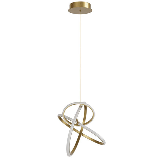 Avenue Lighting Circa LED Light 23" Orbital Looping Pendant, Gold - HF5023-GL