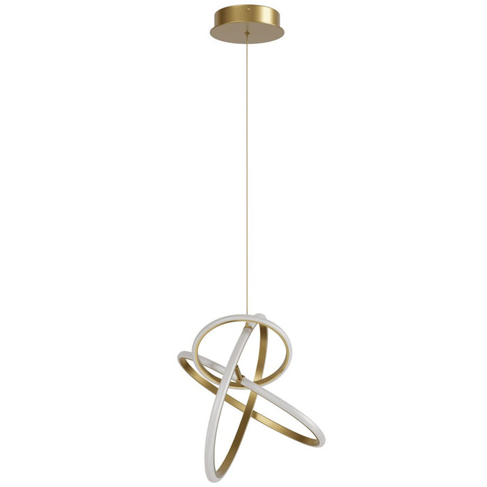 Avenue Lighting Circa LED Light 23" Orbital Looping Pendant, Gold - HF5023-GL