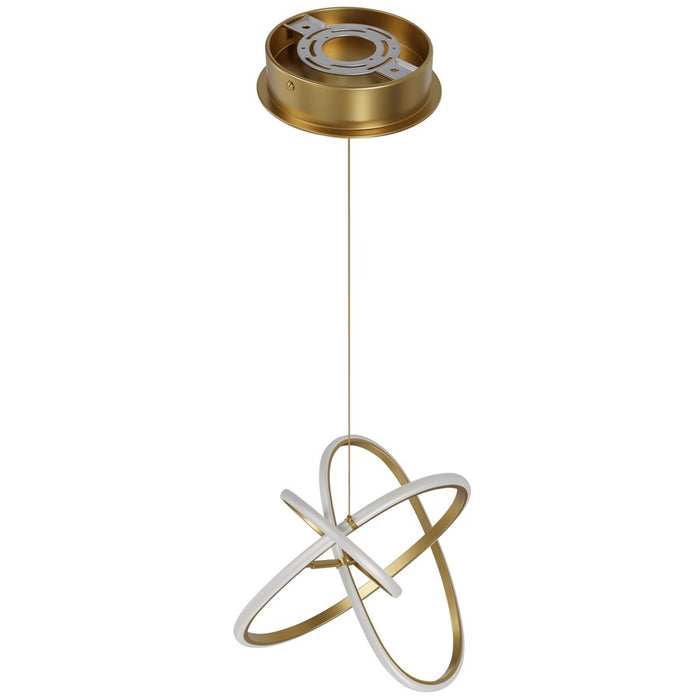 Avenue Lighting Circa LED Light 23" Orbital Looping Pendant, Gold