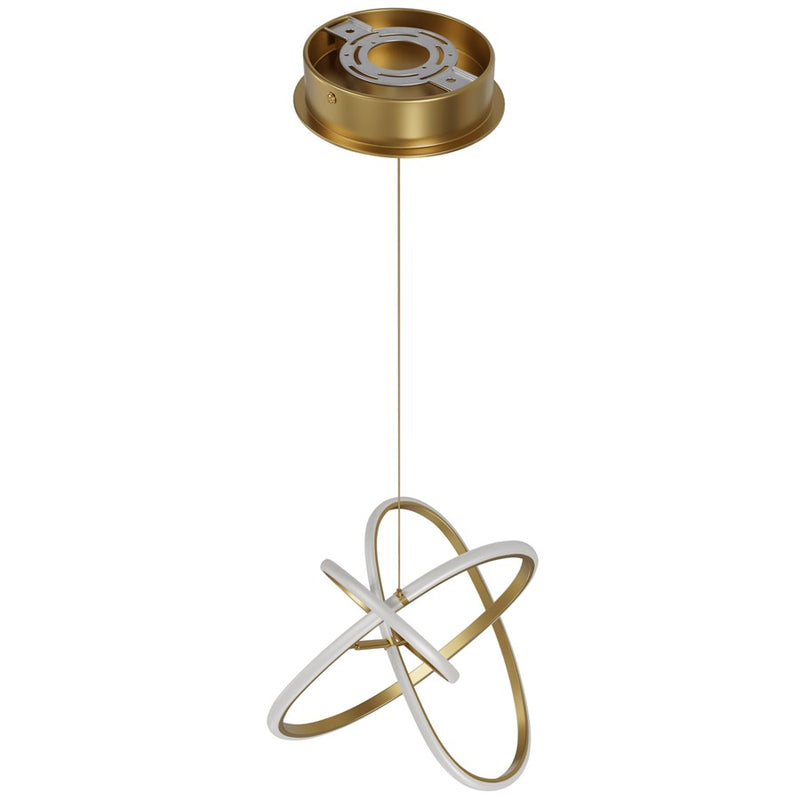 Avenue Lighting Circa LED Light 23" Orbital Looping Pendant, Gold - HF5023-GL