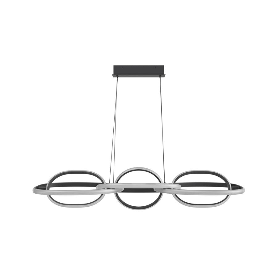 Avenue Lighting Circa Led Integrated LED Light 21" Pendant, Black - HF5025-BK