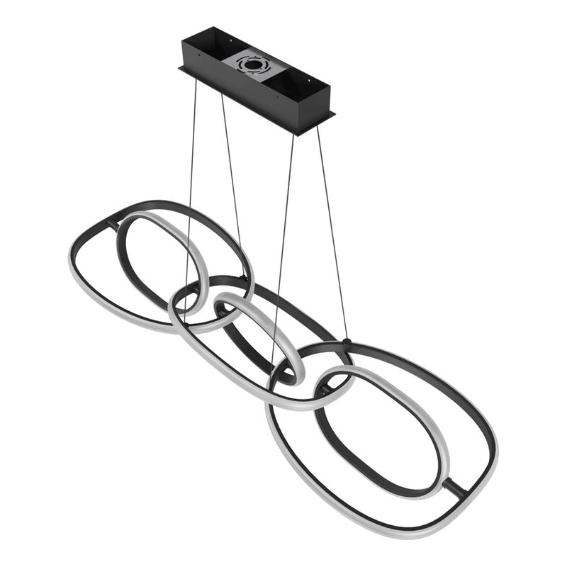 Avenue Lighting Circa Led Integrated LED Light 21" Pendant, Black - HF5025-BK