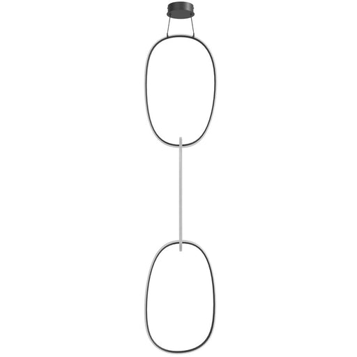 Avenue Lighting Circa Led Integrated LED Light 124" Pendant, Black - HF5026-BK