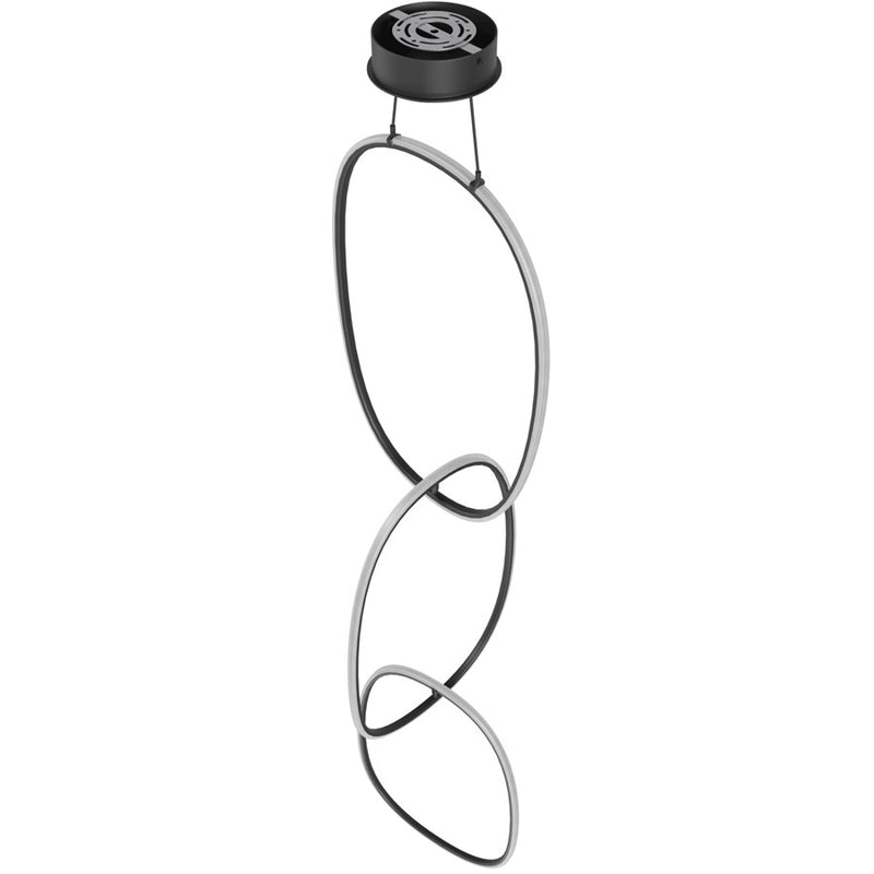 Avenue Lighting Circa Led Integrated LED Light 124" Pendant, Black - HF5026-BK