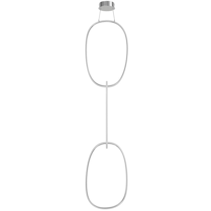 Avenue Lighting Circa Led Integrated LED Light 124" Pendant, Chrome - HF5026-CH