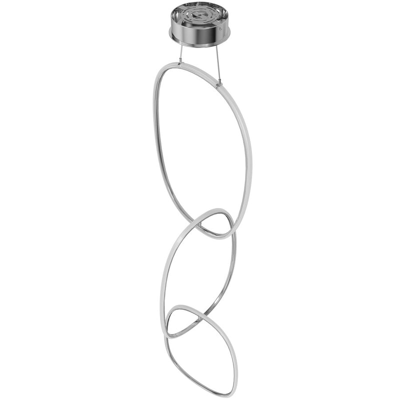 Avenue Lighting Circa Led Integrated LED Light 124" Pendant, Chrome - HF5026-CH