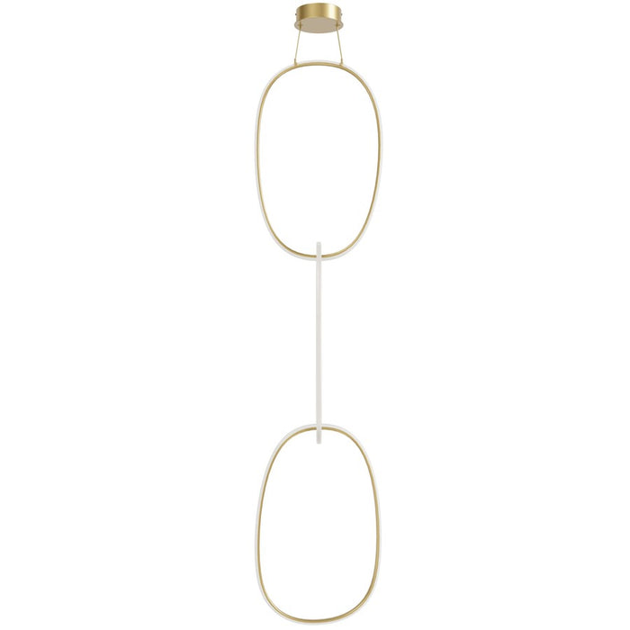 Avenue Lighting Circa Led Integrated LED Light 124" Pendant, Gold - HF5026-GL
