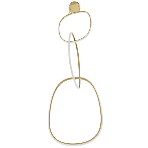 Avenue Lighting Circa LED Integrated LED Light 124" Pendant, Gold