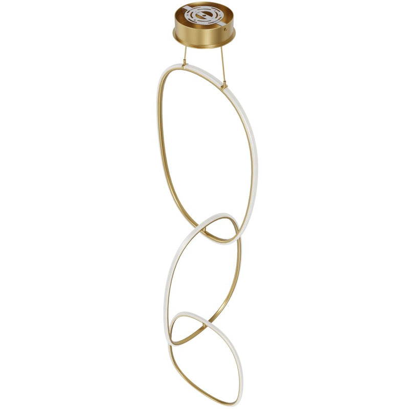 Avenue Lighting Circa LED Integrated LED Light 124" Pendant, Gold