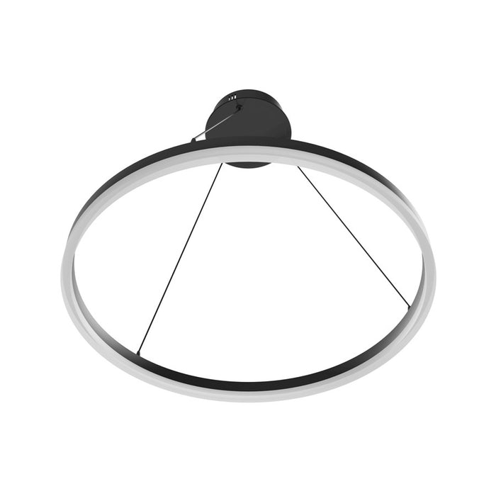 Avenue Lighting Circa LED 24" LED Ring Pendant, Black