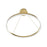 Avenue Lighting Circa LED 24" LED Ring Pendant, Gold