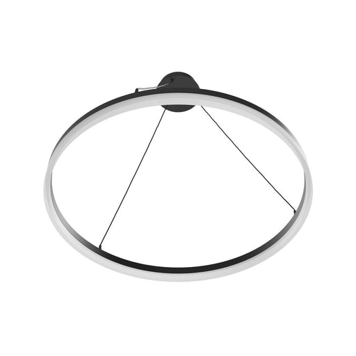 Avenue Lighting Circa LED 31" LED Ring Pendant, Black