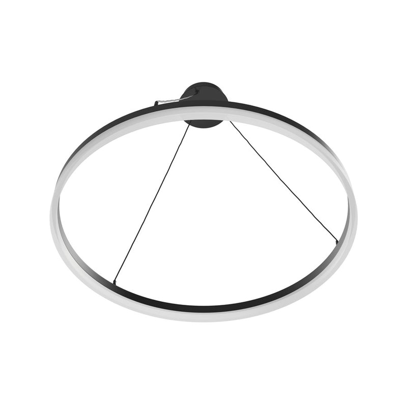 Avenue Lighting Circa LED 31" LED Ring Pendant, Black - HF5028-BK