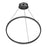 Avenue Lighting Circa LED 31" LED Ring Pendant, Black