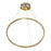 Avenue Lighting Circa LED 31" LED Ring Pendant, Gold