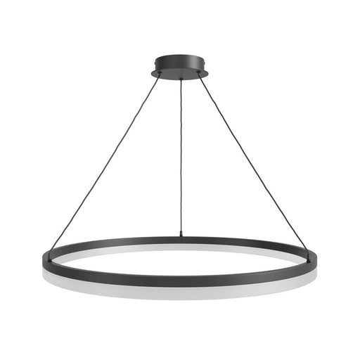 Avenue Lighting Circa LED 39" LED Ring Pendant, Black - HF5029-BK