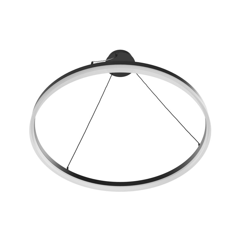 Avenue Lighting Circa LED 39" LED Ring Pendant, Black - HF5029-BK