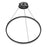 Avenue Lighting Circa LED 39" LED Ring Pendant, Black
