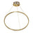 Avenue Lighting Circa LED 39" LED Ring Pendant, Gold