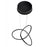 Avenue Lighting Windsor 33"W Spiral Ring 5-CCT LED Pendant, Black