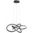 Avenue Lighting Windsor 36"W Spiral Ring 5-CCT LED Pendant, Black